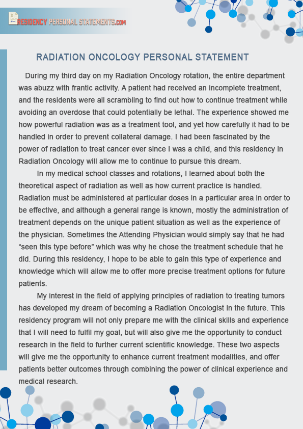 Surgery residency personal statement Surgery residency personal statement image