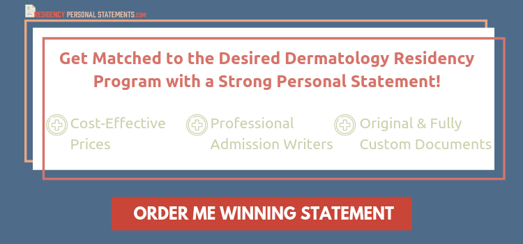 dermatology personal statement length